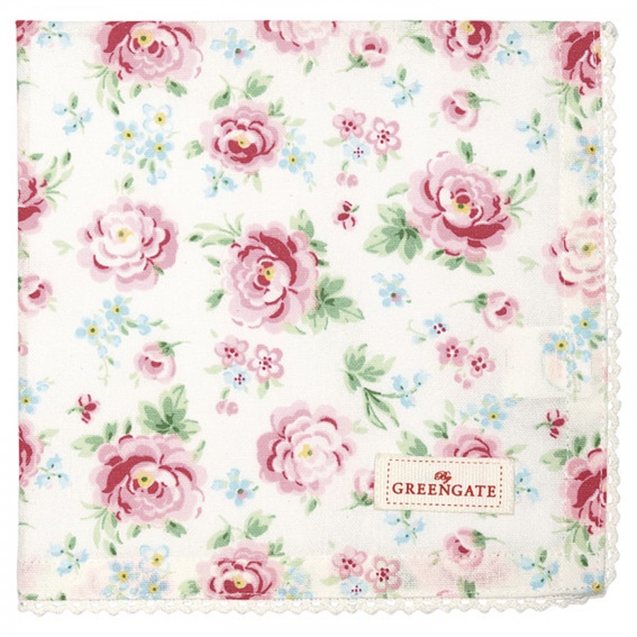 Vintage floral cloth napkins